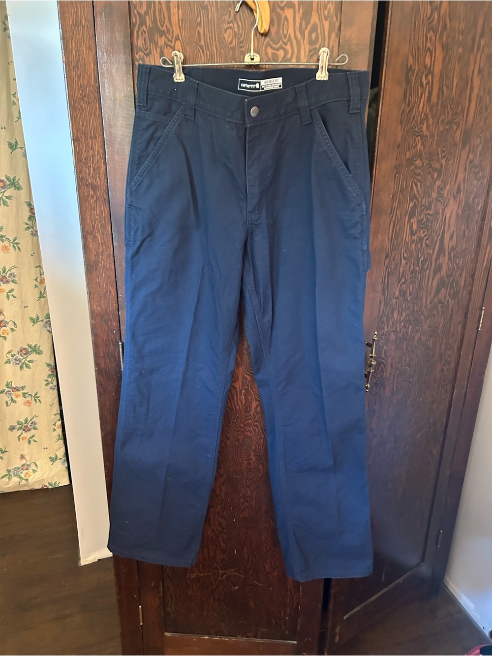 Carhartt Men's Navy Carpenter Work Pant
